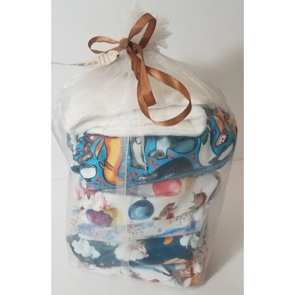 5-Mama Koala Stay Dry Pocket Diapers ONE SIZE Unisex Baby NEW